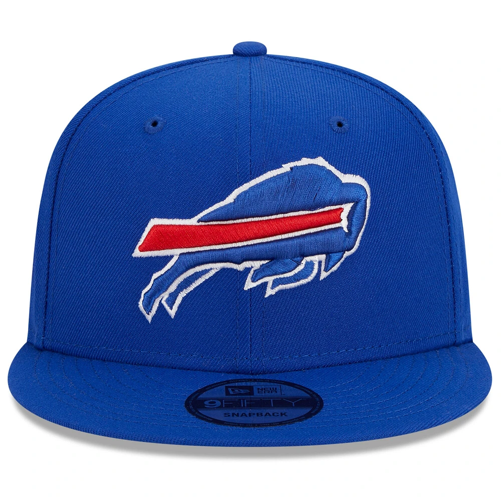 Casquette unisexe New Era Royal Buffalo Bills The NFL ASL Collection par Love Sign Side Patch 9FIFTY Snapback