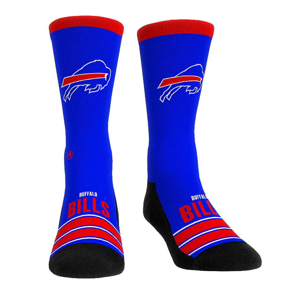 Chaussettes unisexes Rock Em Socks Buffalo Bills Gametime Stripe Crew