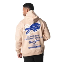 Unisex The Wild Collective Cream Buffalo Bills Fleece Pullover Hoodie