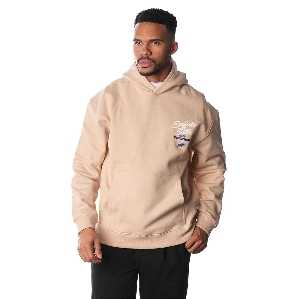 Unisex The Wild Collective  Cream Buffalo Bills Fleece Pullover Hoodie