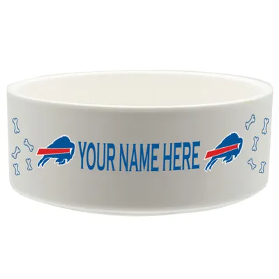 Buffalo Bills 20oz. Personalized Pet Bowl - White
