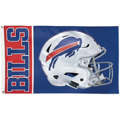 WinCraft Buffalo Bills 3' x 5' Helmet Deluxe Single-Sided Flag