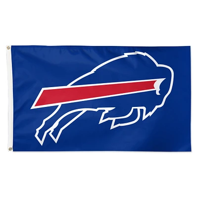 WinCraft Buffalo Bills Drapeau simple face avec logo principal 3' x 5'