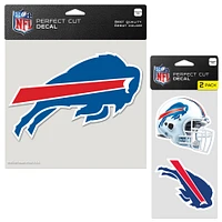 WinCraft Buffalo Bills Three-Pack Perfect Cut Decals