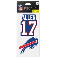 WinCraft Josh Allen Buffalo Bills Perfect Cut 2-Pack Player - Decal Set