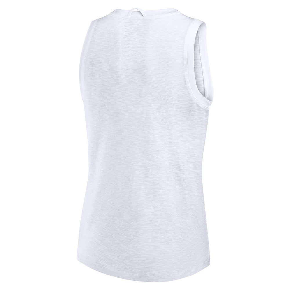 Women's Fanatics  White Buffalo Bills Slub Tank Top