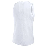 Women's Fanatics  White Buffalo Bills Slub Tank Top