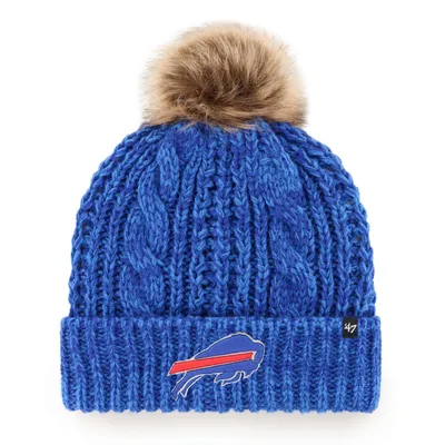 Buffalo Bills '47 Women's Logo Meeko Cuffed Knit Hat with Pom - Royal