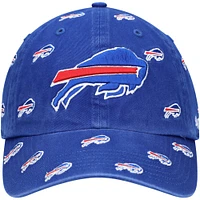 Casquette réglable '47 Royal Buffalo Bills Repeat Confetti Clean Up pour femme