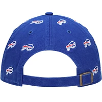 Casquette réglable '47 Royal Buffalo Bills Repeat Confetti Clean Up pour femme