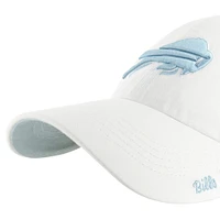 Casquette ajustable '47 Buffalo Bills Ballpark Cheer Clean Up pour femmes, blanche