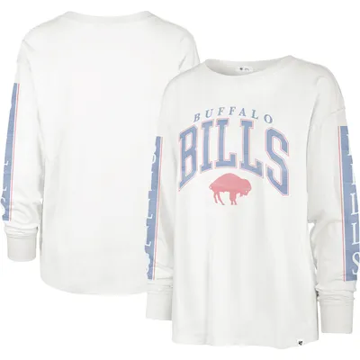 Lids Kansas City Chiefs '47 Women's Statement Long Sleeve T-Shirt - White