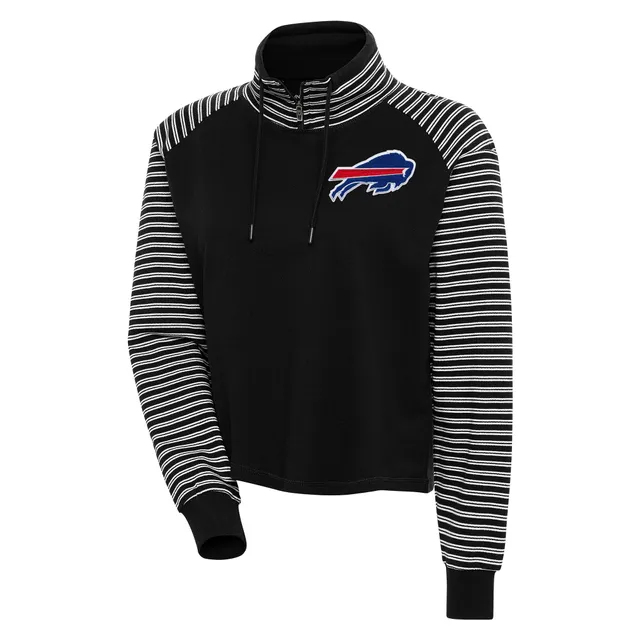 Buffalo Bills Cutter & Buck Helmet Traverse Stretch Quarter-Zip