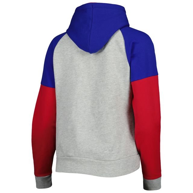 Women's Buffalo Bills Gray & Royal Full Zip Hoodie