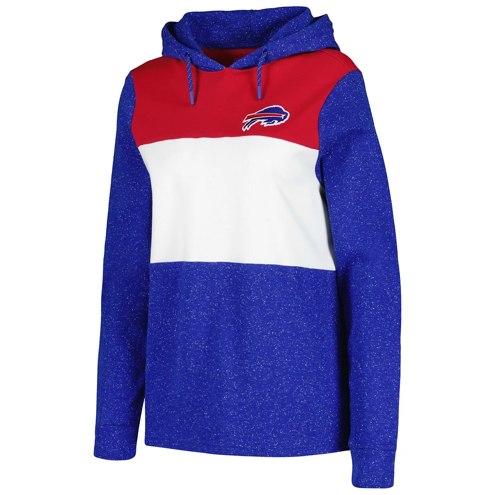 Women's Antigua Royal Buffalo Bills Wicket Pullover Hoodie