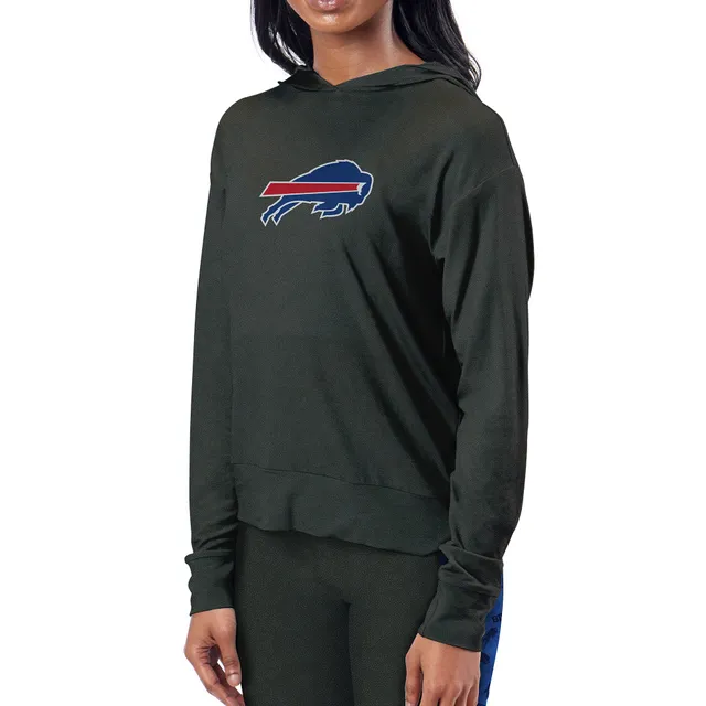 Men's Antigua Royal Buffalo Bills Victory Pullover Hoodie