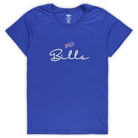 Women's Concepts Sport Buffalo Bills Plus Script T-Shirt & Pants Sleep Set