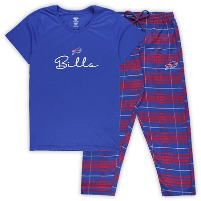 Ensemble t-shirt et pantalon Concepts Sport Buffalo Bills pour femme