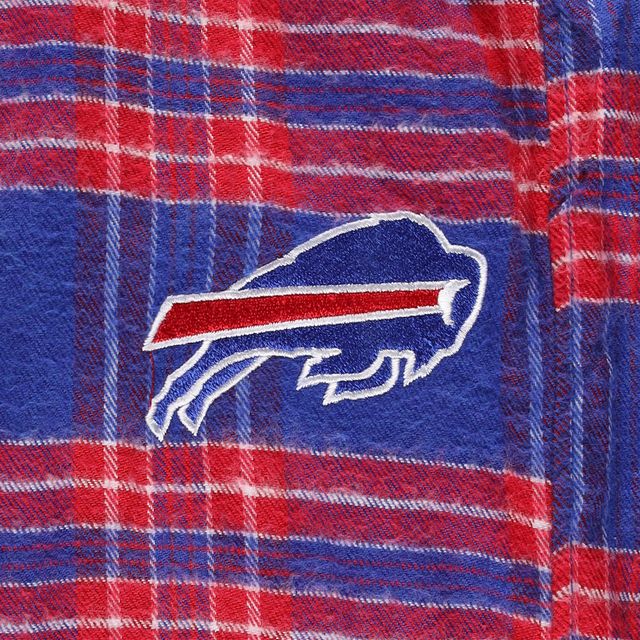 Buffalo Bills Royal Red Flannel Plaid Pants