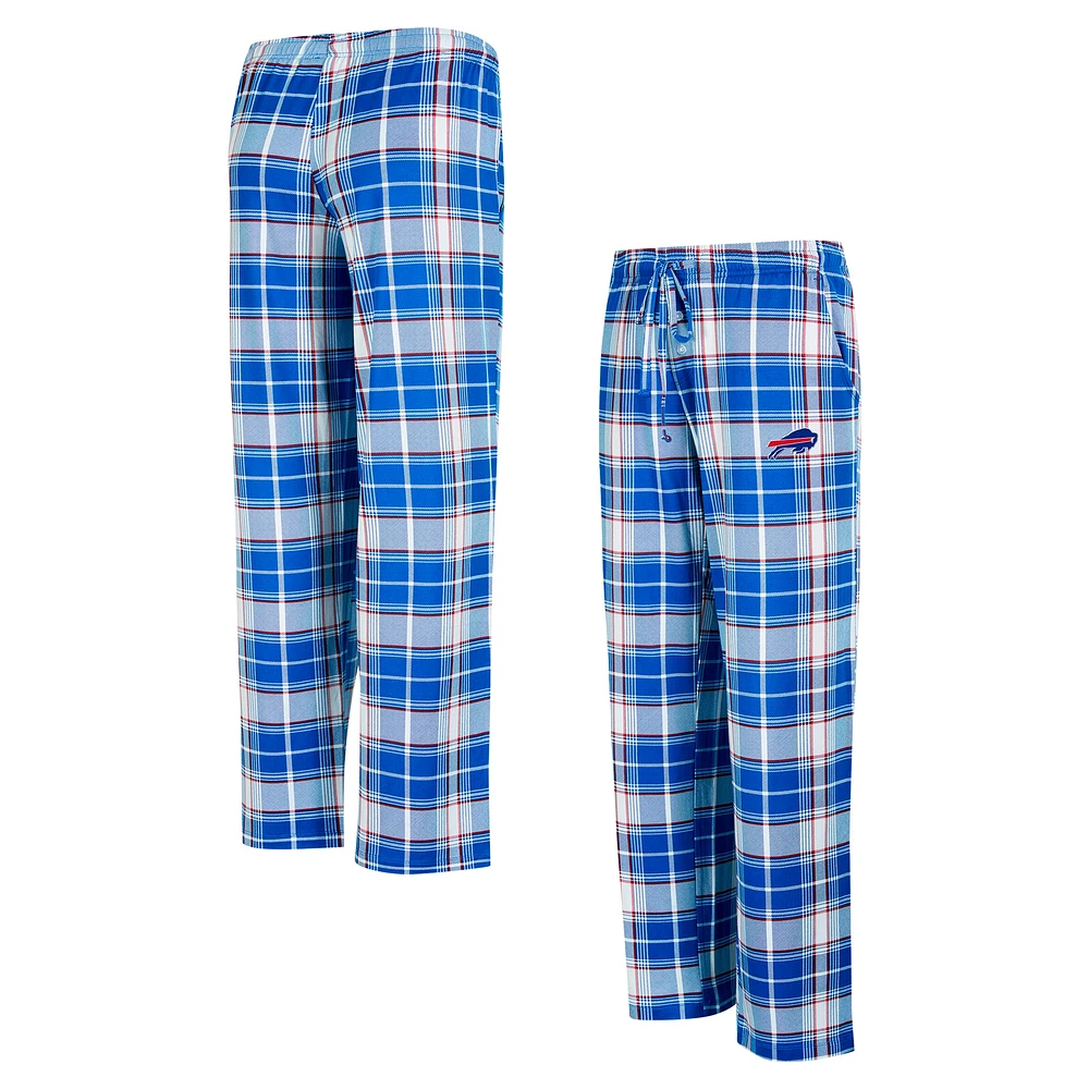 Women's Concepts Sport Royal Buffalo Bills Ashford Plaid Knit Pants