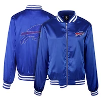 Women's Cuce  Royal Buffalo Bills Rhinestone Full-Zip Varsity Jacket