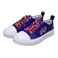 Women's Cuce Royal Buffalo Bills Team Sequin Sneakers