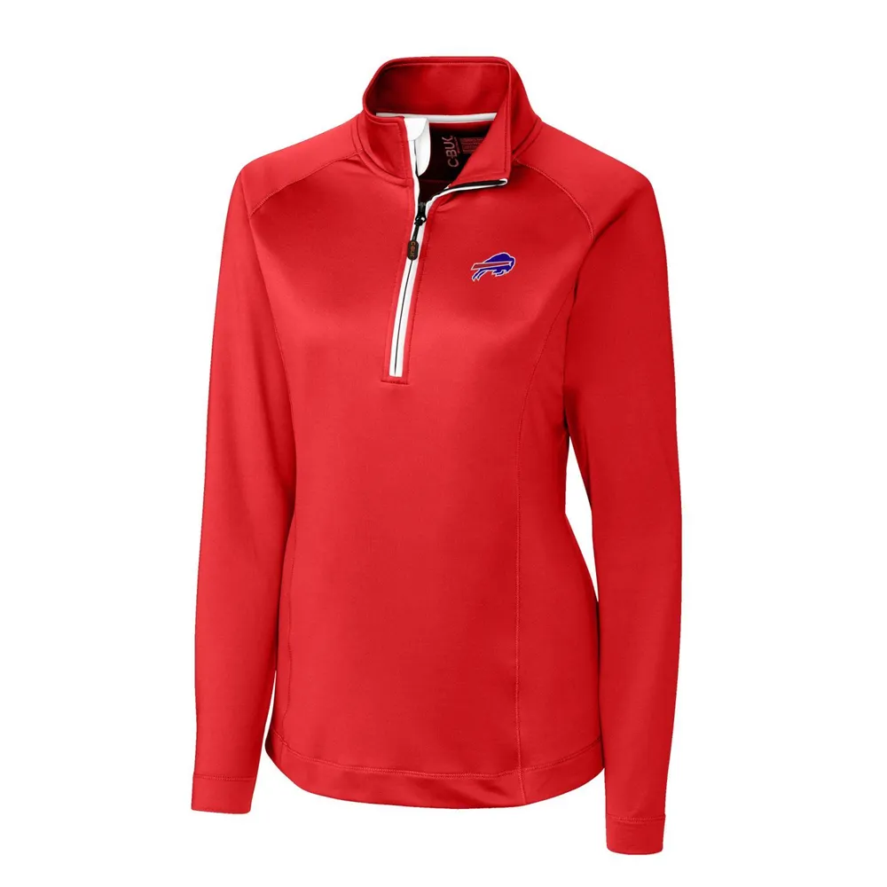 Buffalo Bills Tommy Hilfiger Color Block Half-Zip Pullover Windbreaker  Jacket - White/Red