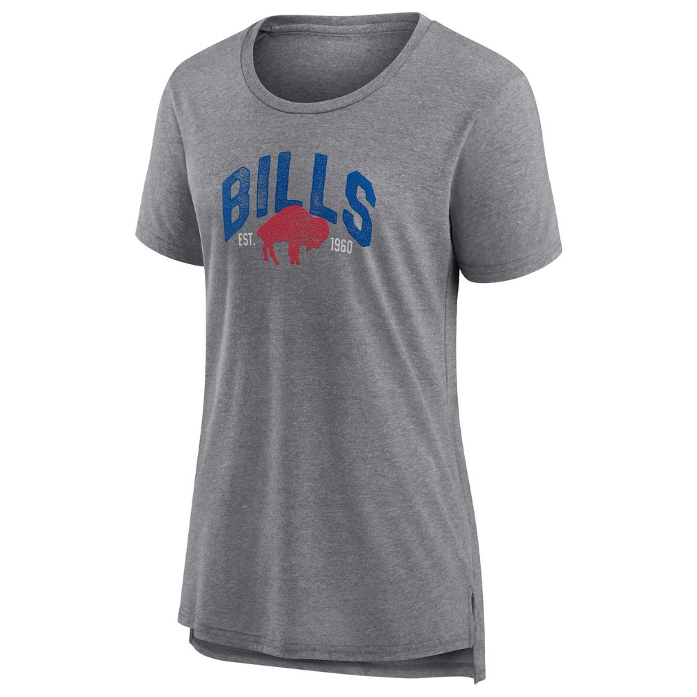 Women's Fanatics Branded Heathered Gray Buffalo Bills Plus Size