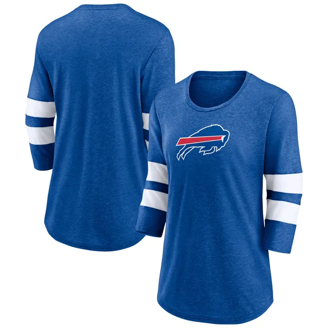 Buffalo Bills Fanatics Branded Women's Ombre Long Sleeve T-Shirt - Royal/Red