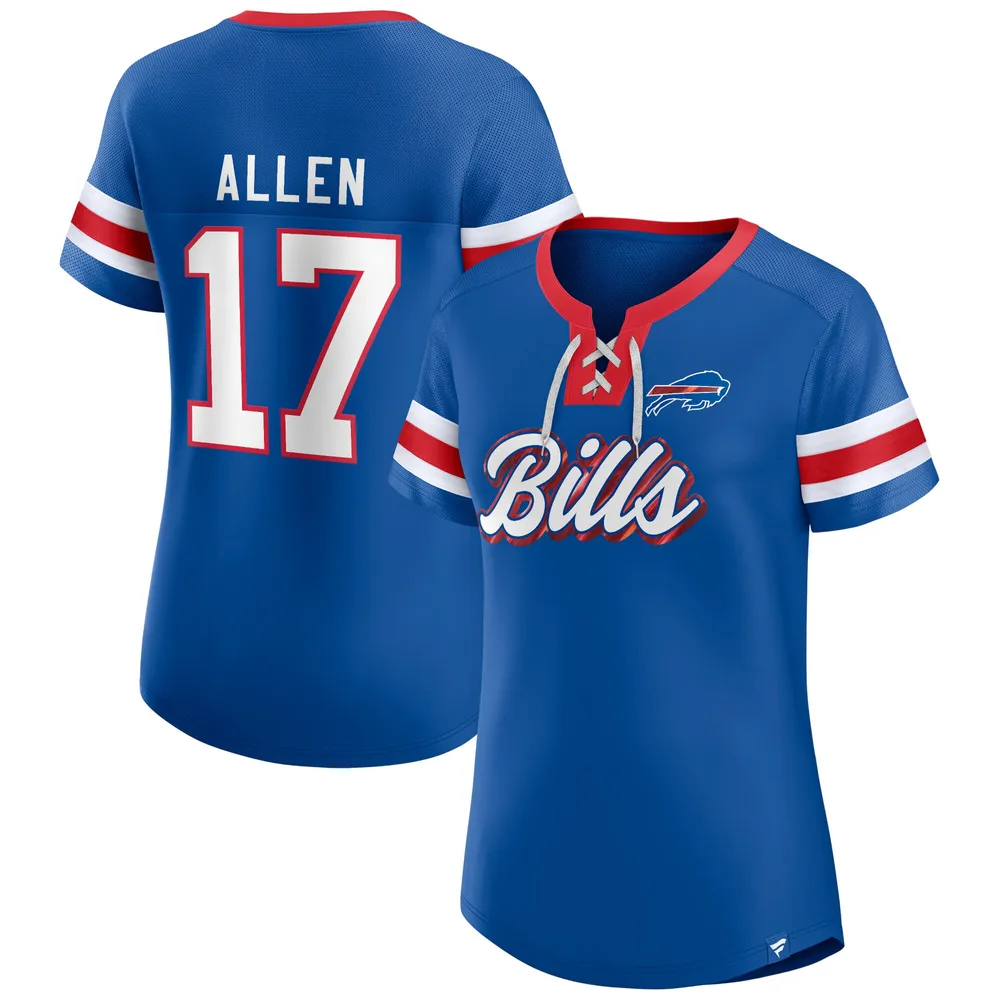 Lids Josh Allen Buffalo Bills Fanatics Branded Women's Athena Name & Number  Notch Neck T-Shirt - Royal