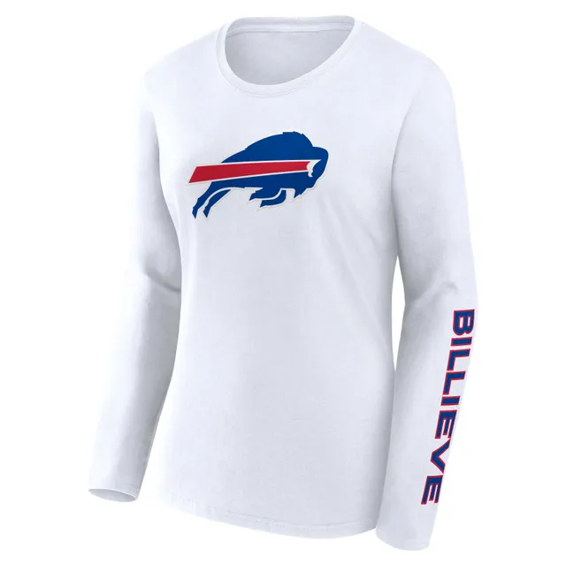 Lids Buffalo Bills Fanatics Branded Women's Short & Long Sleeve T-Shirt  Combo Pack - Royal/White