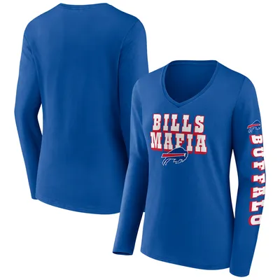 Buffalo Bills Fanatics Branded Women's Vintage Bamboo Spirit Jersey Long  Sleeve T-Shirt - Royal