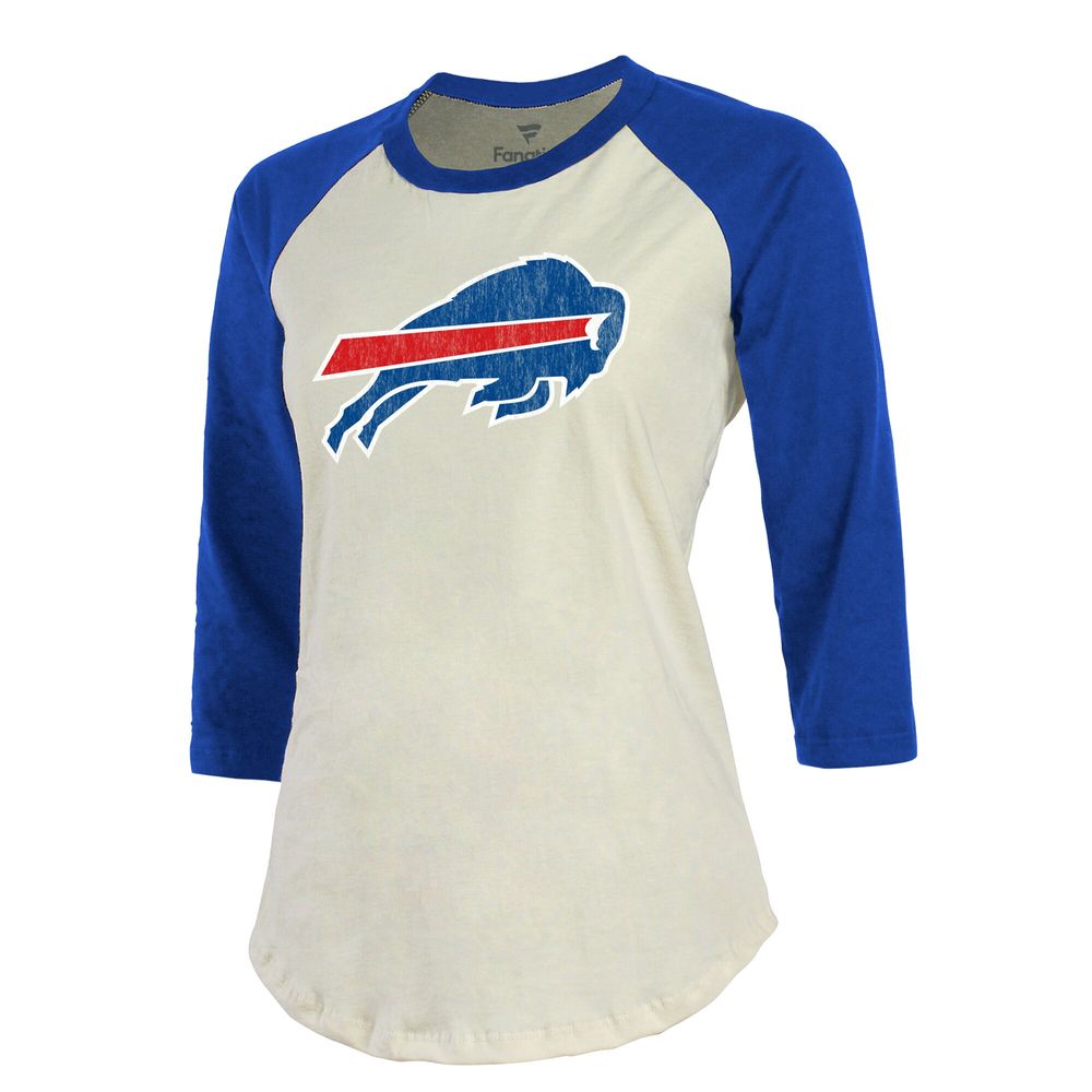 Buffalo Bills Nike Women's Fashion 3/4-Sleeve Raglan T-Shirt - Royal