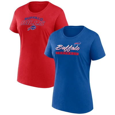 Pack combiné de t-shirts Fanatics Buffalo Bills Risk pour femmes