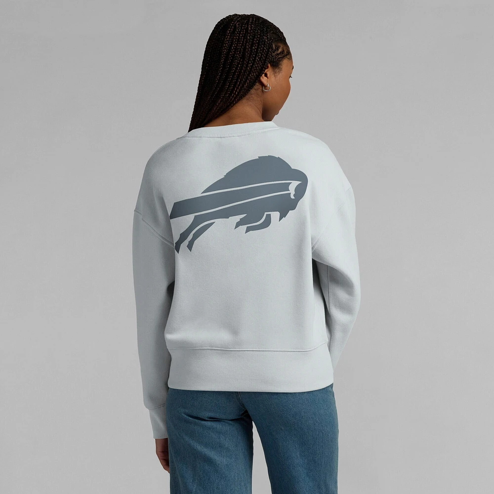 Women's Fanatics  Gray Buffalo Bills Elements Pullover Sweatshirt