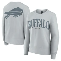 Women's Fanatics  Gray Buffalo Bills Elements Pullover Sweatshirt