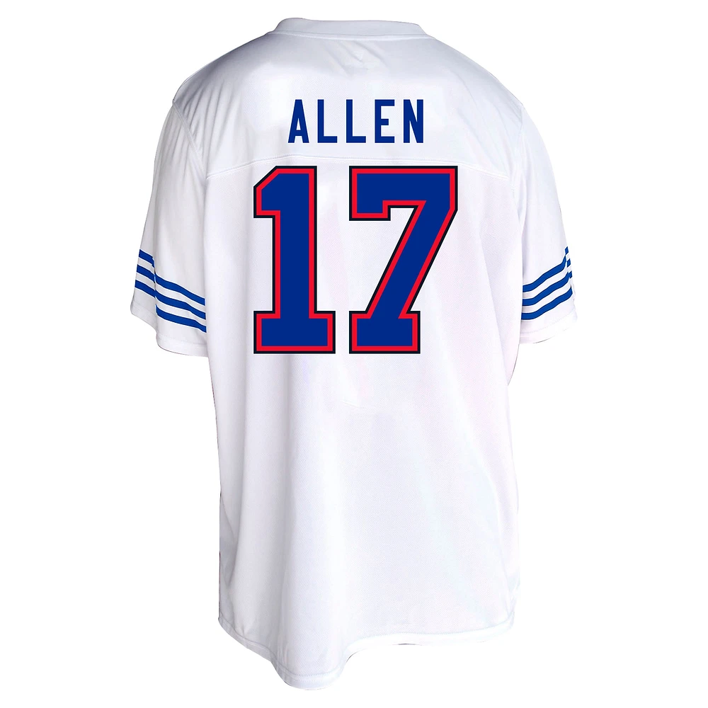 Women's Fanatics Josh Allen White Buffalo Bills Plus Fashion Jersey