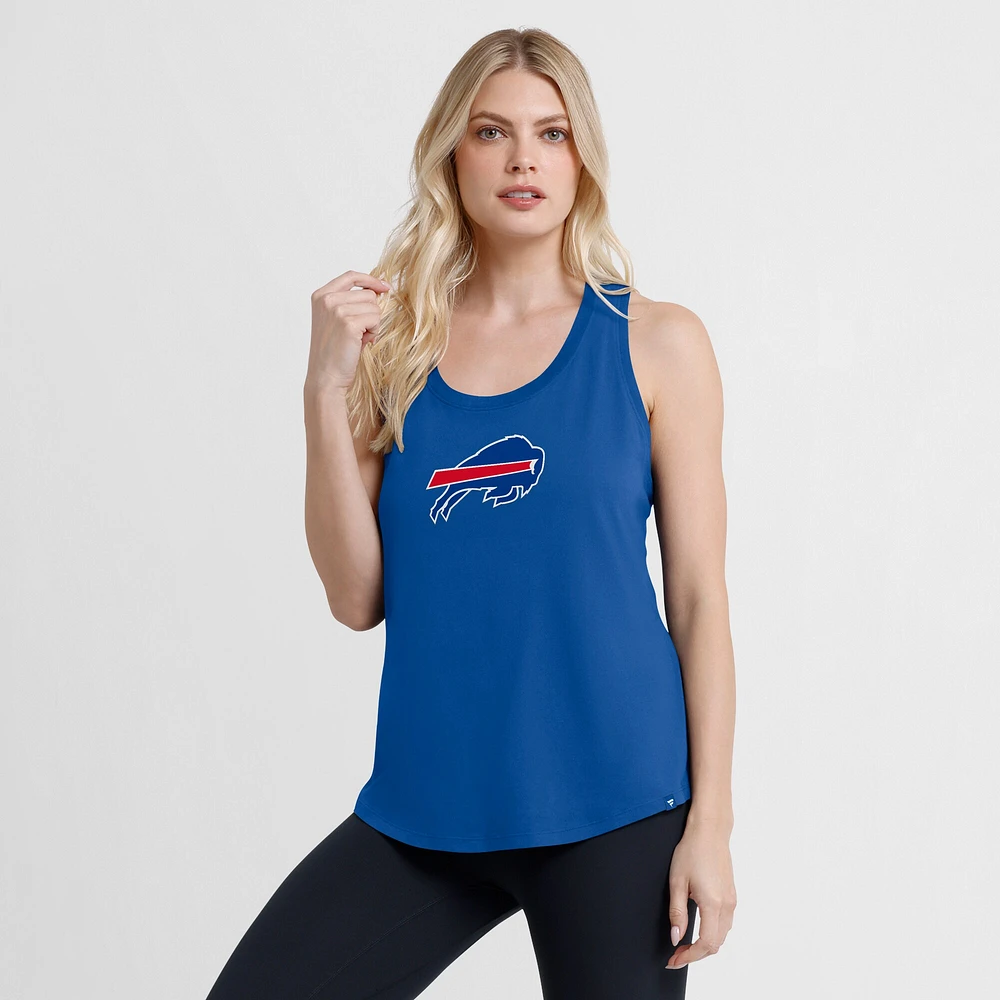 Women's Fanatics Royal Buffalo Bills Iron Fan Tank Top