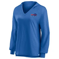 Women's Fanatics Royal Buffalo Bills Jumper V-Neck Pullover Hoodie