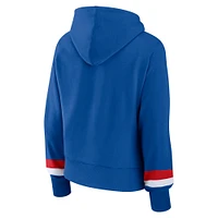 Women's Fanatics  Royal Buffalo Bills Over Under Pullover Hoodie