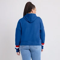 Women's Fanatics  Royal Buffalo Bills Over Under Pullover Hoodie