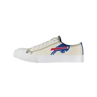 Buffalo Bills FOCO Women's Low Top Canvas Shoes - Cream