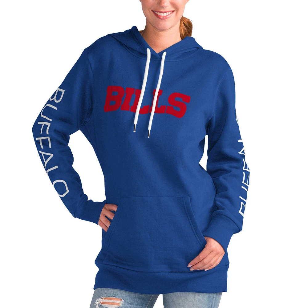 Sweat à capuche G-III 4Her pour femme par Carl Banks Royal Buffalo Bills Extra Inning