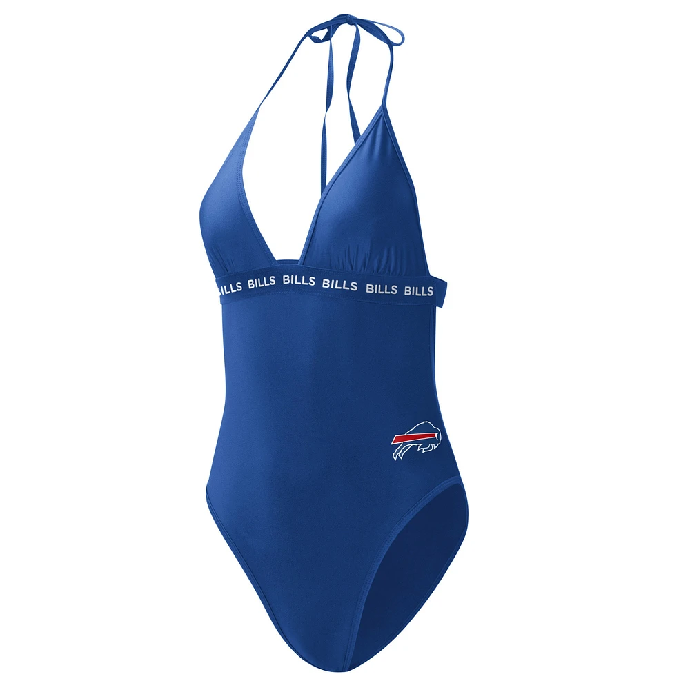 G-III 4Her by Carl Banks Royal Buffalo Bills Full Count pour femme - Maillot de bain une pièce