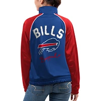 Veste de survêtement entièrement zippée G-III 4Her par Carl Banks pour femmes Royal Buffalo Bills Showup Fashion Dolman