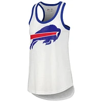 Women's G-III 4Her by Carl Banks White Buffalo Bills Tater Tank Top