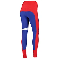 Legging KIYA TOMLIN Royal/Rouge Buffalo Bills Colorblock Tri-Blend Femme