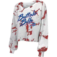 Women's Long Sleeve Off the Shoulder Sweatshirt - Buffalo Bill