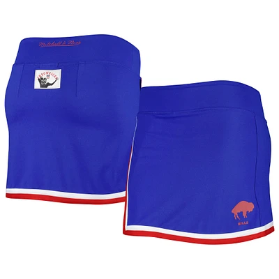 Jupe-short Mitchell & Ness Royal Buffalo Bills pour femme