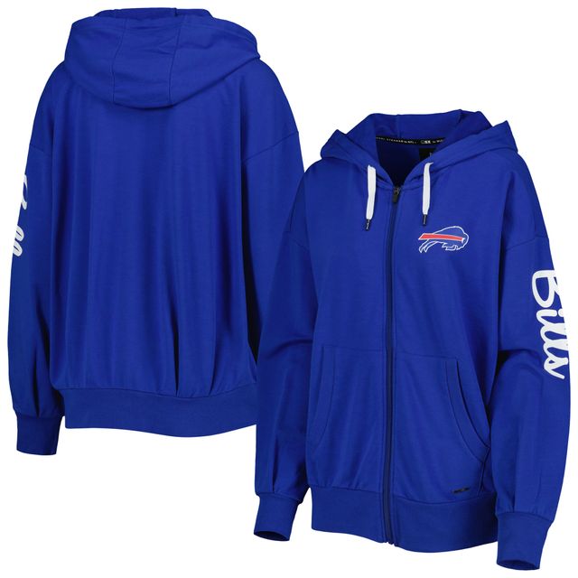 MSX by Michael Strahan Women's MSX by Michael Strahan Royal Buffalo Bills  Emerson - Full-Zip Hoodie